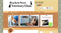 Desktop Screenshot of brackettstveterinaryclinic.com